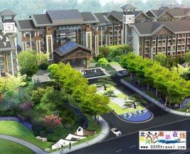 [秦皇島] 北戴河健康谷榮逸酒店-特色親子主題房+自助早餐+暢享無邊泳池+免費擺渡車服務，樂享親子歡樂時光